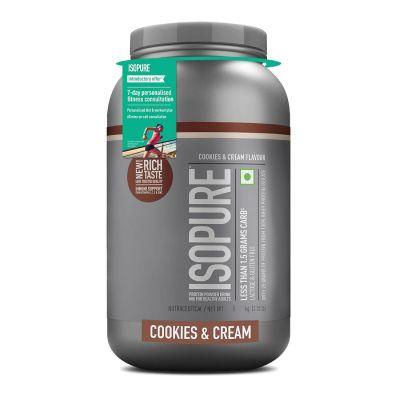 Isopure Low Carbs Cookies & Cream Flavour 2.20LB, 1kg