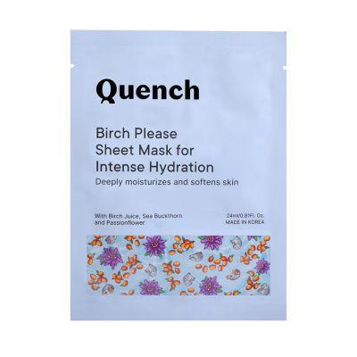 Quench Birch Please Sheet Mask for Intense Hydration, 24ml