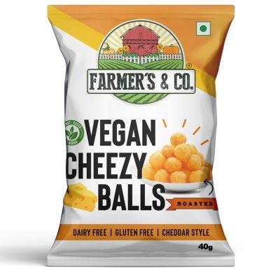 Farmers & Co Vegan Cheezy Balls, 40gm