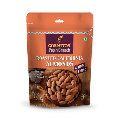 Cornitos Lightly Salted Roasted Almonds, 200gm