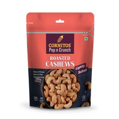 Cornitos Lightly Salted Roasted Cashews, 200gm