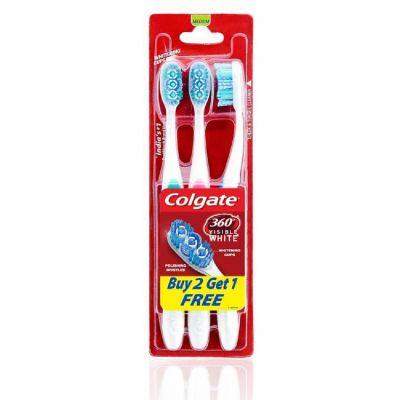 Colgate 360 Visible White Toothbrush, 1pack