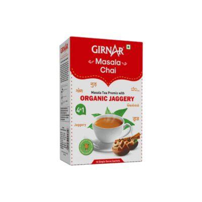 Girnar Instant Masala Chai Premix With Organic Jaggery, 140gm