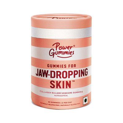 Power Gummies Jaw Dropping Skin, 60gummies