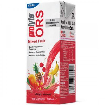 Cipla Prolyte Ors (Mixed Fruit), 200ml