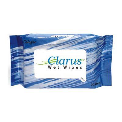 Clarus Cologne Wet Wipes, 30wipes