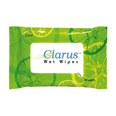 Clarus Lime Wet Wipes, 10wipes