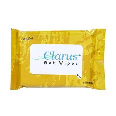 Clarus Sandal Wet Wipes, 10wipes