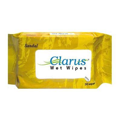 Clarus Sandal Wet Wipes, 30wipes