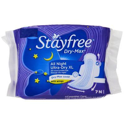 Stayfree Dry-Max All Night Ultra-Thin Extra Large, 7pcs