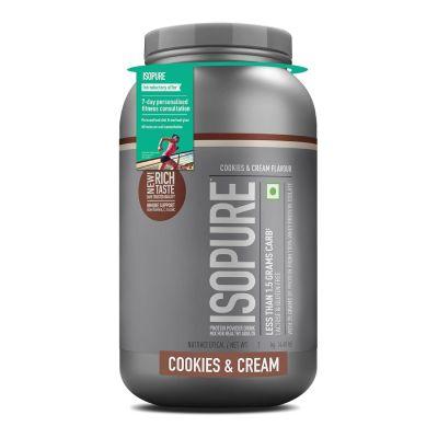 Isopure Low Carbs Cookies & Cream Flavour 4.40LB, 2kg