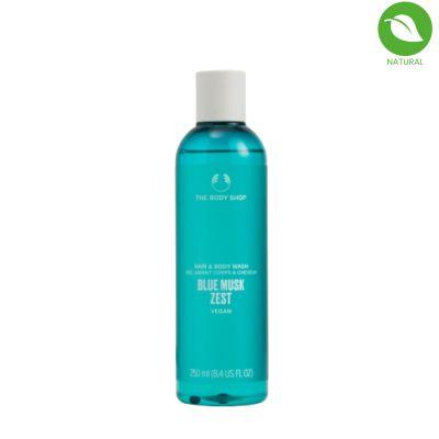 The Body Shop Blue Musk Zest Hair And Body Wash, 250ml