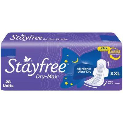 Stayfree Dry Max All Night Ultra Dry XXL, 28pcs