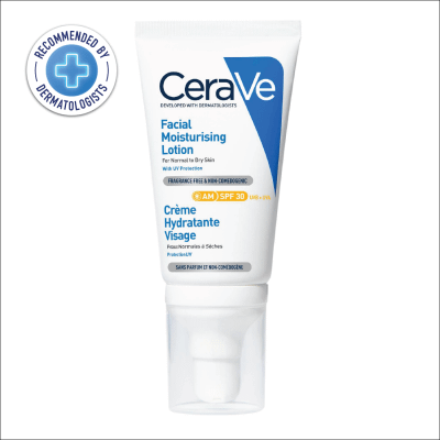 CeraVe AM Facial Moisturising Lotion (For Normal to Dry Skin), 52ml