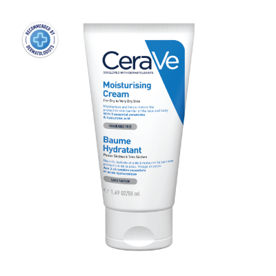 CeraVe Moisturising Cream (For Dry to Very Dry Skin), 50ml