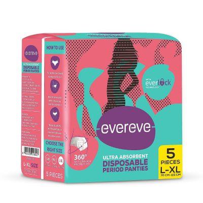 EverEve Ultra Absorbent Period Panties L-XL, 5pcs