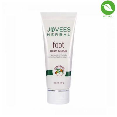 Jovees Herbal Foot Cream & Scrub, 100gm