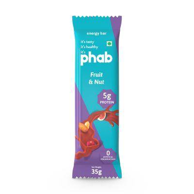 Phab Fruit & Nut Energy Bar, 35gm