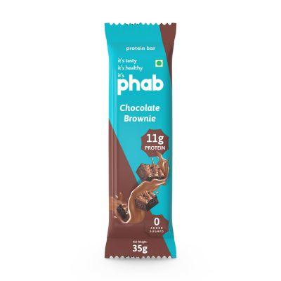 Phab Chocolate Brownie Protein Bar, 35gm