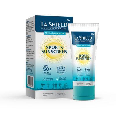 La Shield Sports Sunscreen Gel SPF 50 + PA+++, 50gm