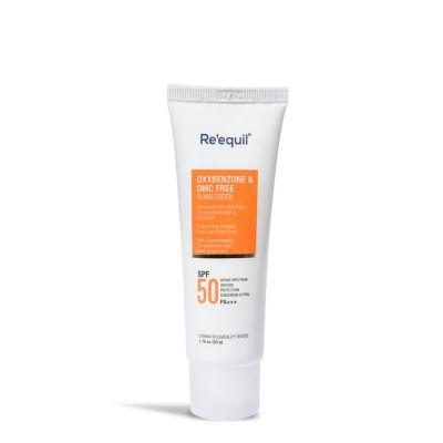 Re'equil Oxybenzone And Omc Free Sunscreen SPF 50 PA+++, 50gm