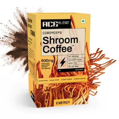 Ace Blend Cordyceps Shroom Coffee (Energy), 120gm