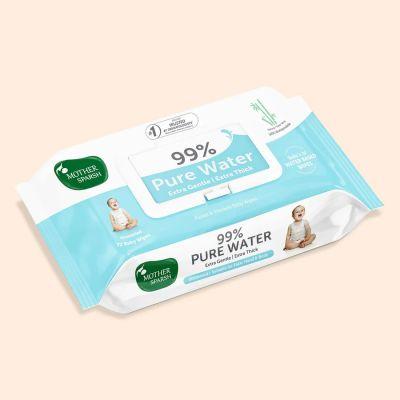 Mother Sparsh Pure Water Wipes, 72pcs