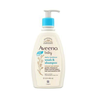 Aveeno Baby Daily Moisture Wash & Shampoo, 354ml