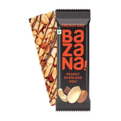 Bazana Peanut Overload Energy Bar, 38gm