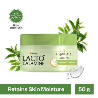 Lacto Calamine Night Gel With Green Tea, 50gm