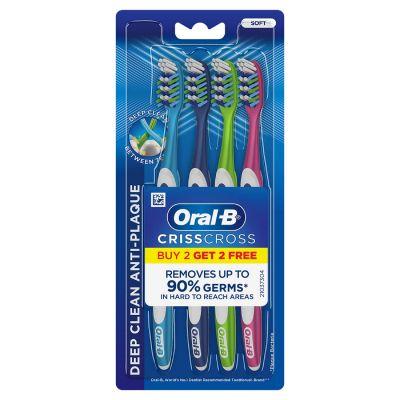 Oral B Deep Clean Anti-Plaque (Buy 2 Get 2 Free), 4pcs