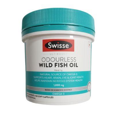 Swisse Odourless Wild Fish Oil, 150caps