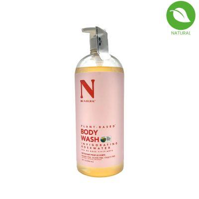 Dr. Natural Invigorating Rose Water Body Wash, 946ml