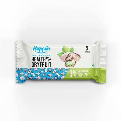 Happilo Pistachio Healthy Dry Fruit Bar, 35gm