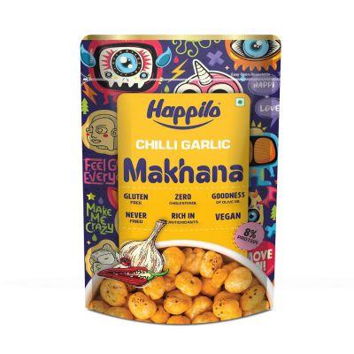 Happilo Chilli Garlic Makhana, 55gm