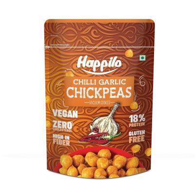 Happilo Chilli Garlic Chickpeas, 110gm