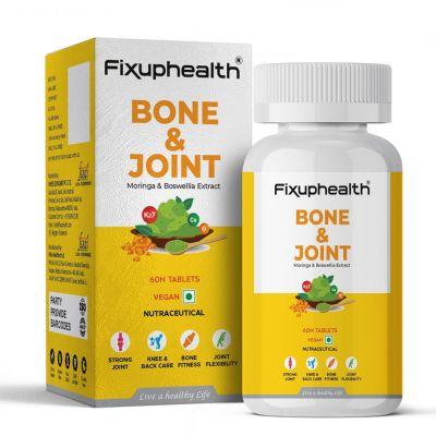 Fixuphealth Bone And Joint Moringa Boswellia Extract, 60tabs