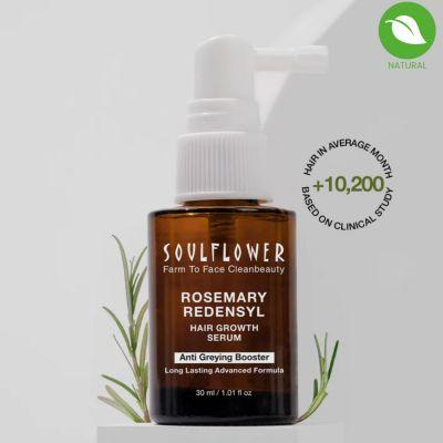 Soulflower Rosemary Redensyl Hair Growth Serum, 30ml