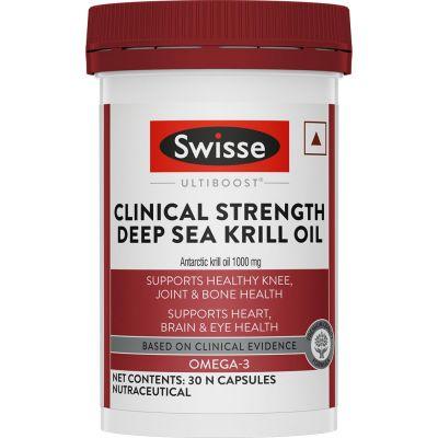 Swisse Ultiboost Clinical Strength Deep Sea Krill Oil 1000mg, 30caps