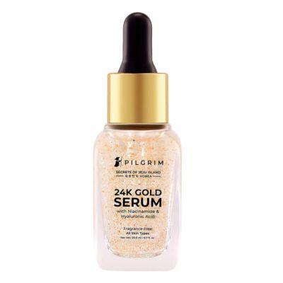 Pilgrim 24K Gold Face Serum with Niacinamide & Hyaluronic Acid, 20ml