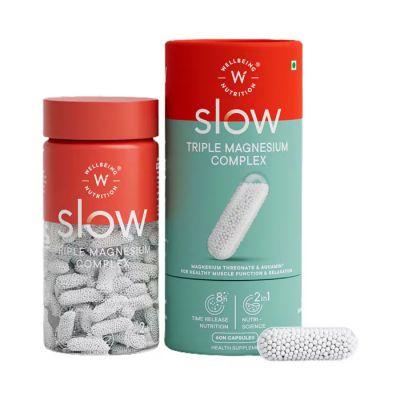 Wellbeing Nutrition Slow Triple Magnesium Complex, 60caps