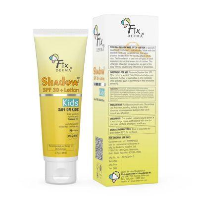 Fixderma Shadow Kids SPF 30+ Lotion Sunscreen For Kids, 75gm