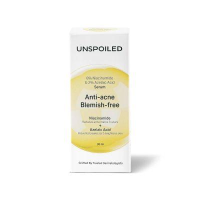 Unspoiled 8% Niacinamide + 2% Azelaic Acid Serum, 30ml