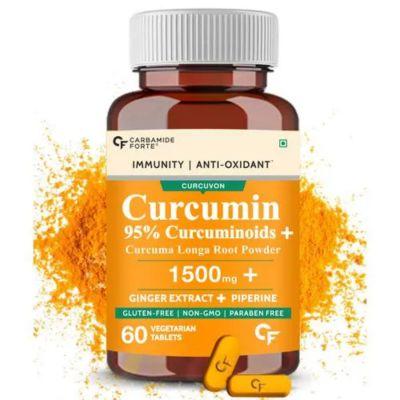 Carbamide Forte Curcumin 95% Curcuminoids + Piperine, 60tabs