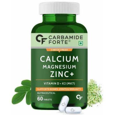 Carbamide Forte Calcium With Magnesium, Zinc, Vitamin D, K2 & B12, 60tabs