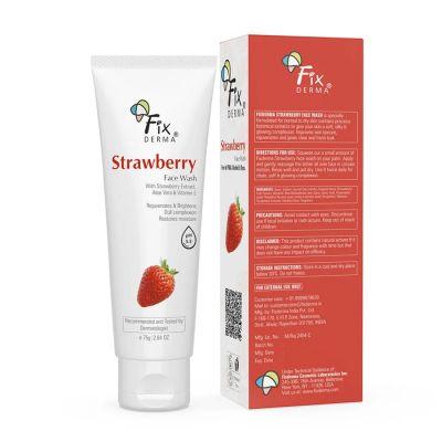 Fixderma Strawberry Face Wash, 75gm