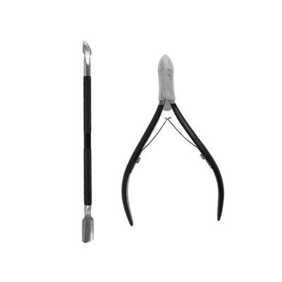 Ikonic 2 In 1 Cuticle Pusher & Cutter (IKB-644-1C), 1pc