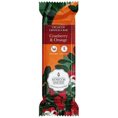 Wingreens Harvest Crunchy Granola Bar (Cranberry Orange), 40gm