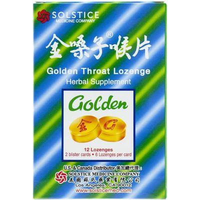 Golden Throat Lozenge, 12pcs