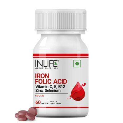 Inlife Iron Folic Acid, 60Tabs